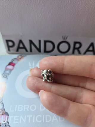 Charm Pandora Mariposa Verde y Plata