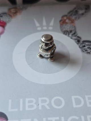 Charm Pandora Mariposa Verde y Plata
