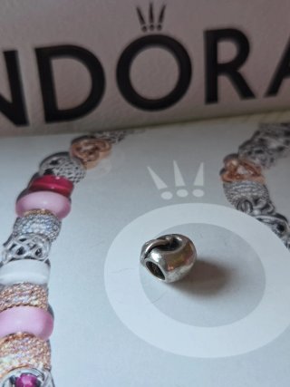 Charm Pandora Mariposa Verde y Plata