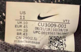 Nike React Negras Talla 45