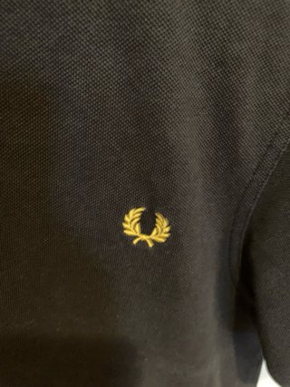 Polo Fred Perry Negro Talla S
