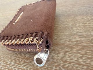 Cartera monedero Stradivarius gamuza
