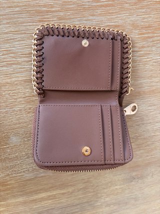 Cartera monedero Stradivarius gamuza