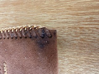Cartera monedero Stradivarius gamuza