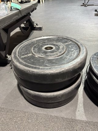 Lote 370kg Discos Bumper Maniak CrossFit