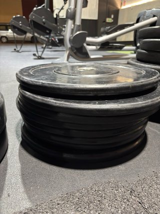 Lote 370kg Discos Bumper Maniak CrossFit