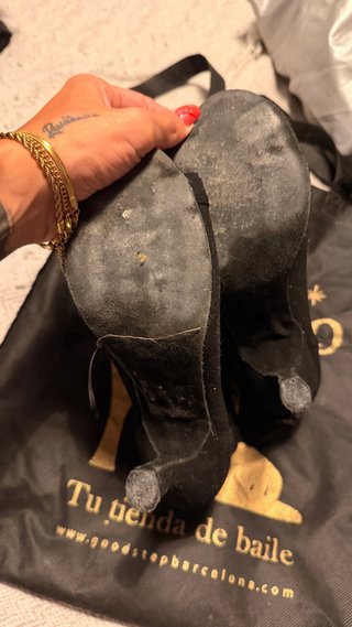 Zapatos de baile negros con cordones