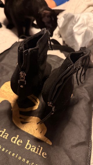 Zapatos de baile negros con cordones