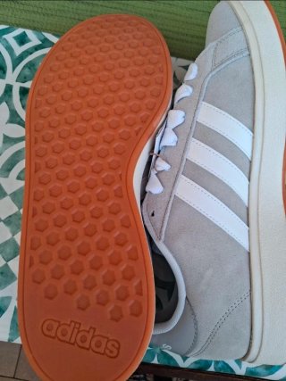 Scarpe Adidas Uomo Beige/Bianche Nuove