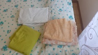 Juego Sábanas Cama 90cm Flores Rosas/Blancas