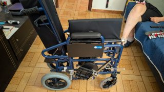 Silla de ruedas.