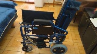 Silla de ruedas.