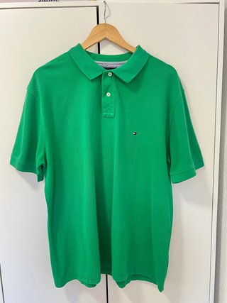Polo Tommy Hilfiger Verde Talla XXL Hombre
