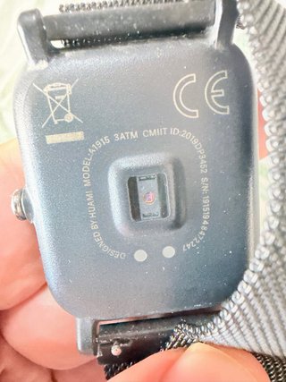 Smartwatch Amazfit Bip Lite Negro Correa metalica