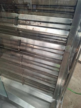Asador de pollos eléctrico completo