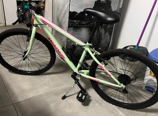 Bicicleta 24 Mint y Rosa Nueva