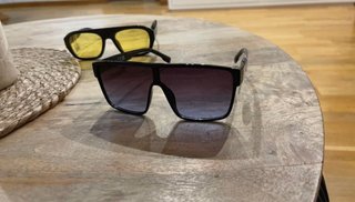 Gafas de sol negras Flat Top
