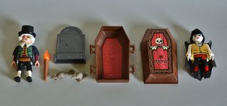 Playmobil Vampiro Halloween Con Ataúd