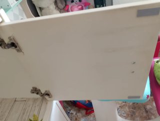 2 Muebles Auxiliares Blancos