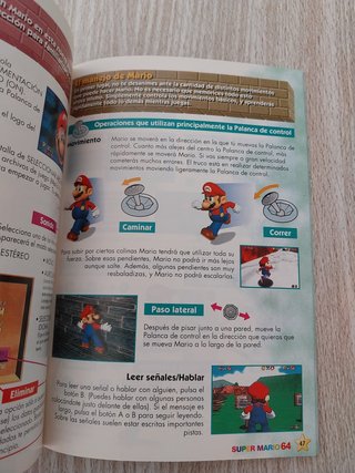 MANUAL SUPER MARIO 64 ESPAÑOL NINTENDO 64