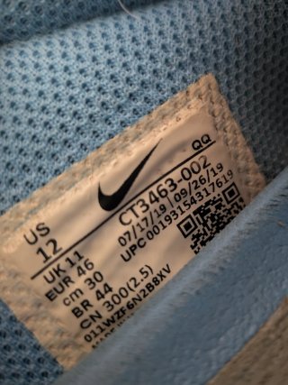 Nike SB Charge Suede blancas/azules talla 46
