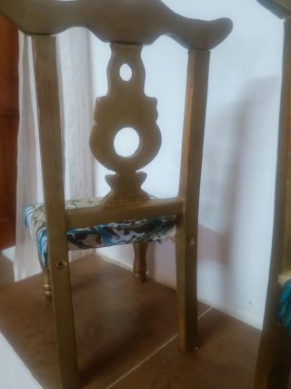 2 Mini Sillas para Restauración
