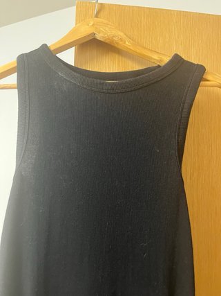 Vestido negro Kiabi talla S