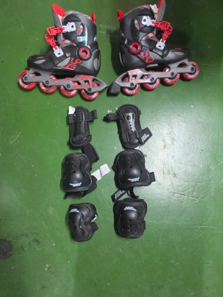 Patines en línea y kit de proteccion no fear niño