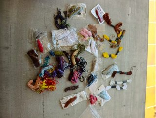Lote de hilos para bordar y manualidades
