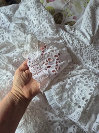 Traje Flamenca Roney Blanco Talla 38