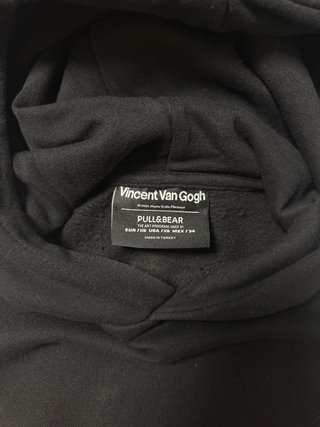 Sudadera Negra Pull and Bear