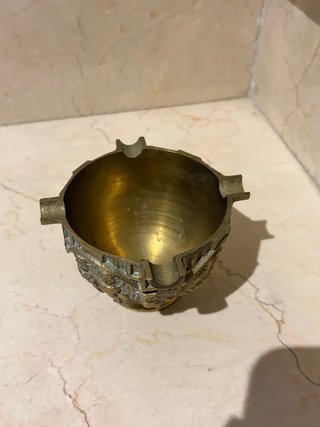 Cenicero Vintage Bronce Macizo