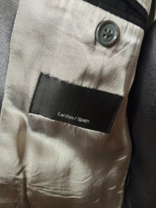 Traje de chaqueta gris