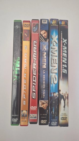 Lote 6 Películas Marvel DVD Ediciones Especiales