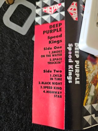 Deep Purple – Speed Kings – MC Metal Curcio 1993