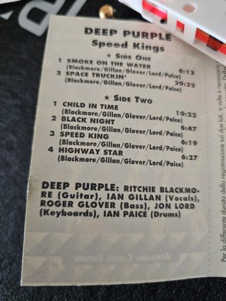 Deep Purple – Speed Kings – MC Metal Curcio 1993