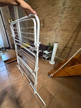 Tendedero plegable 1.60m alto x 1m ancho