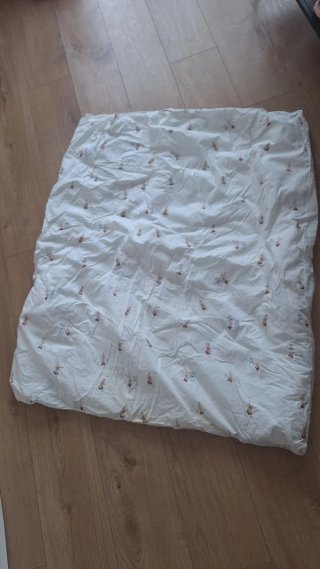 Cuna de bebé blanca + Colchón  Oxsi Visco Plus