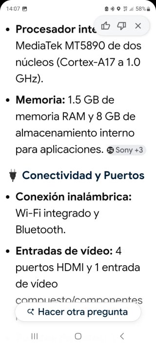 TV Sony 65 Negra y Blanca