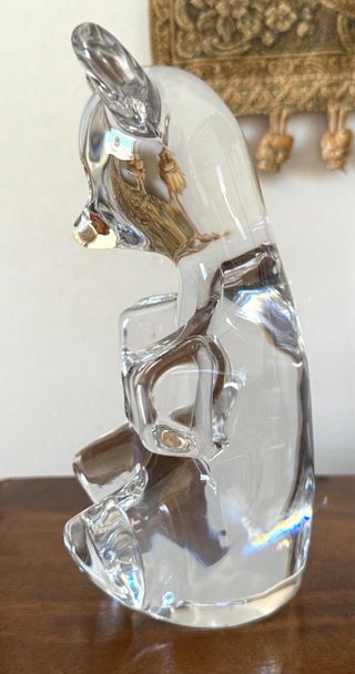 Statuina Orsetto Daum France Cristallo