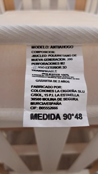 Minicuna colecho DOCO madera/blanco