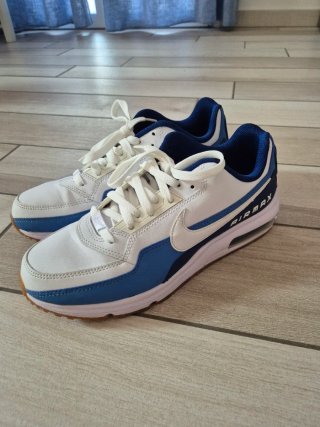 Scarpe Nike Air Max bianche e blu 43