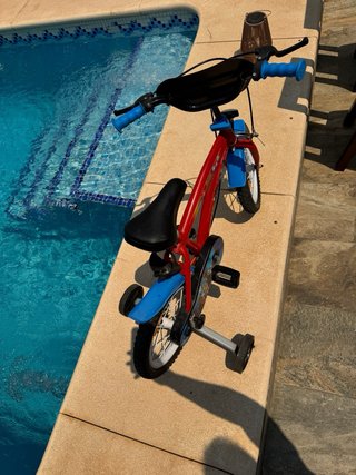 Bicicleta Patrulla Canina Infantil Roja