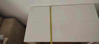 Mesa consola blanca de madera