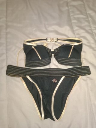 Costume da bagno nero taglia 40/S