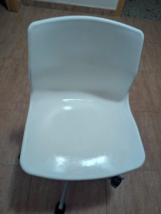 Silla de oficina Ikea blanca