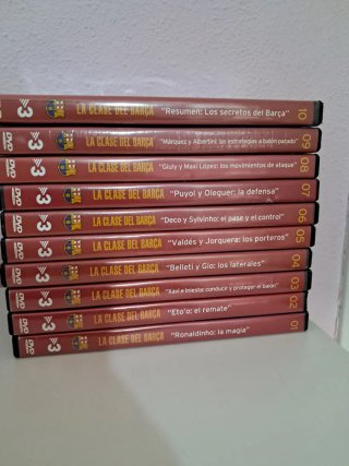 Colección DVDs La Clase del Barça Completa de segunda mano por 20