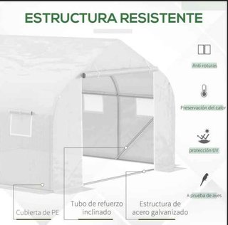 Invernadero de Túnel 3,5x3x2 m