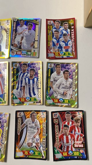 Colección de cromos de fútbol