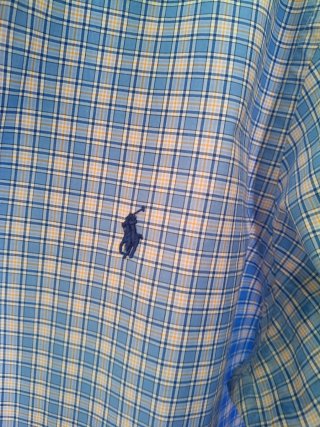 Camisa Ralph Lauren Talla M Cuadros Azul